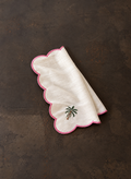 The Ziggy Palm Napkin - Powder Pink