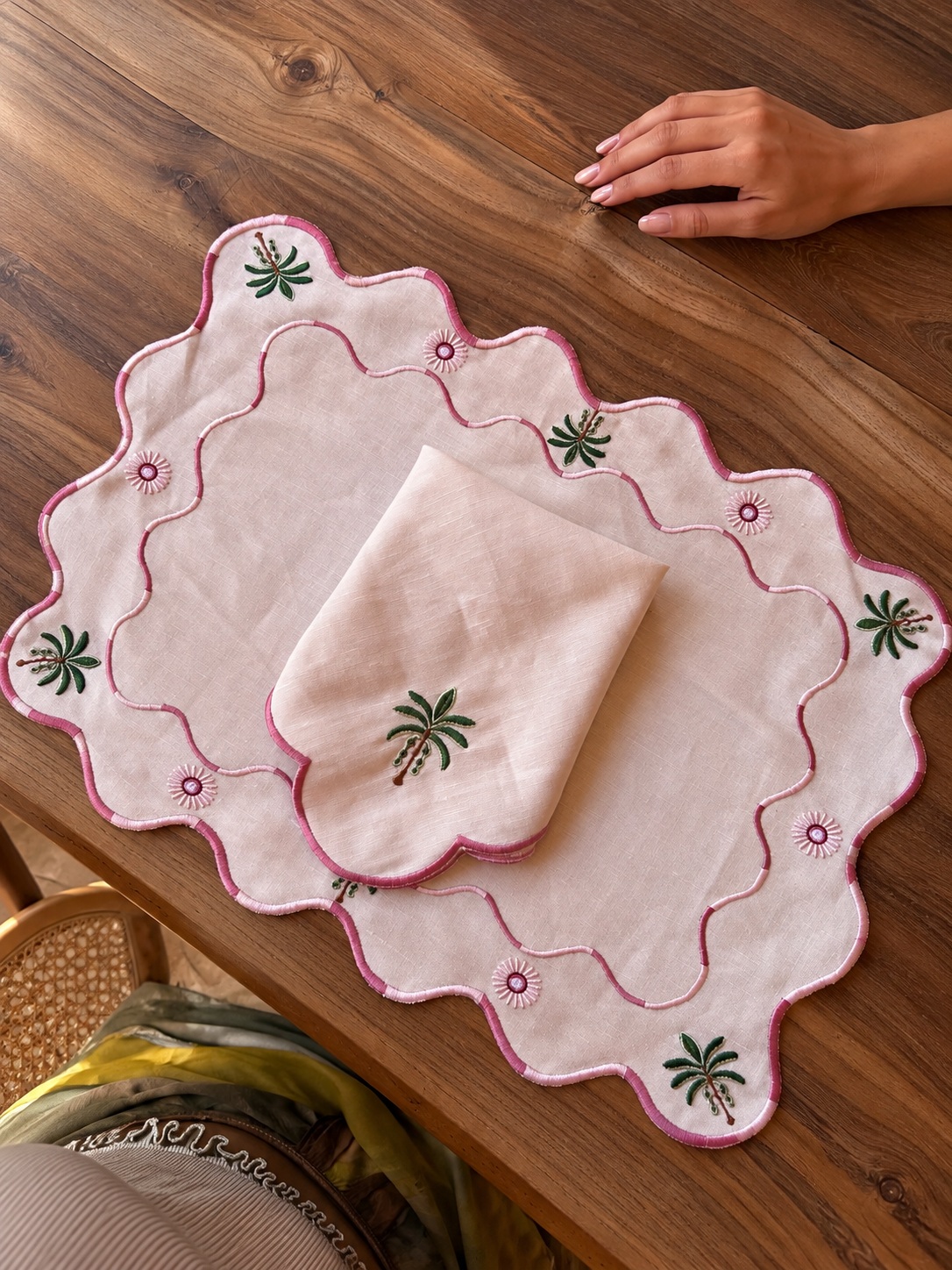 Full Ziggy Palm Set - Powder Pink