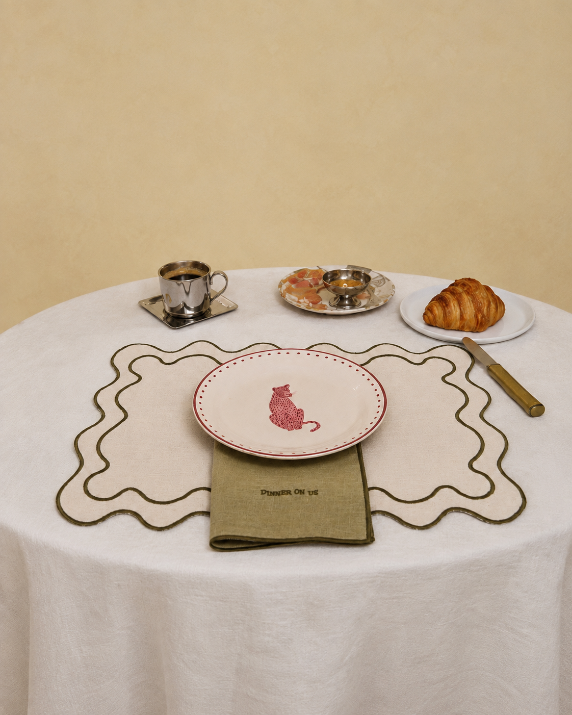 The Ziggy Placemat Set - Eggshell