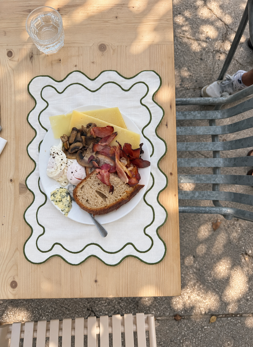 The Ziggy Placemat Set - Eggshell