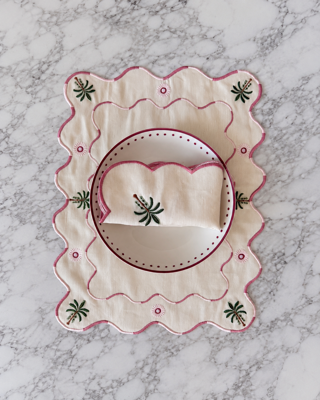 Full Ziggy Palm Set - Powder Pink