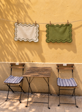 The Ziggy Placemats - Eggshell & Green
