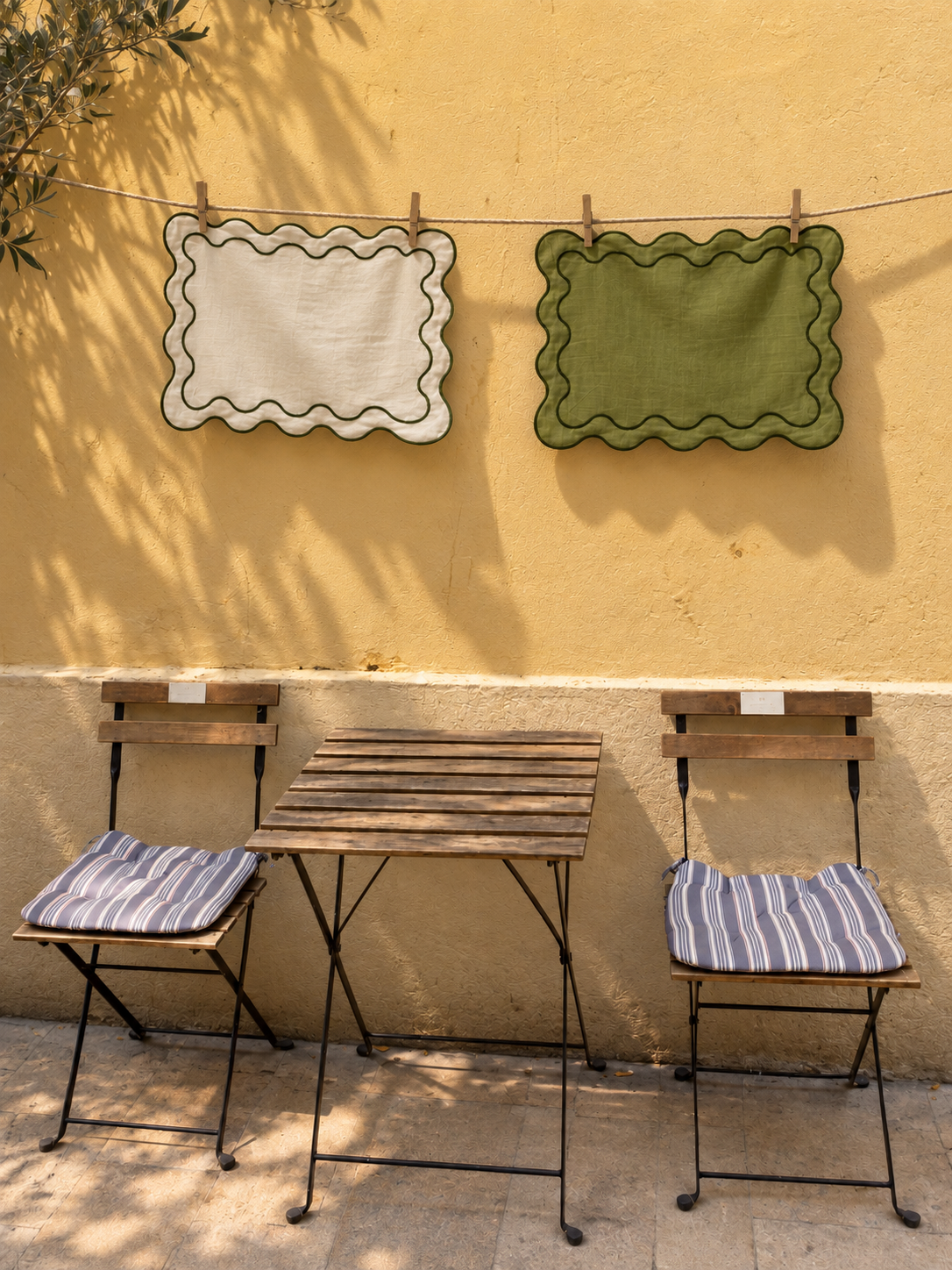 The Ziggy Placemat Set - Green