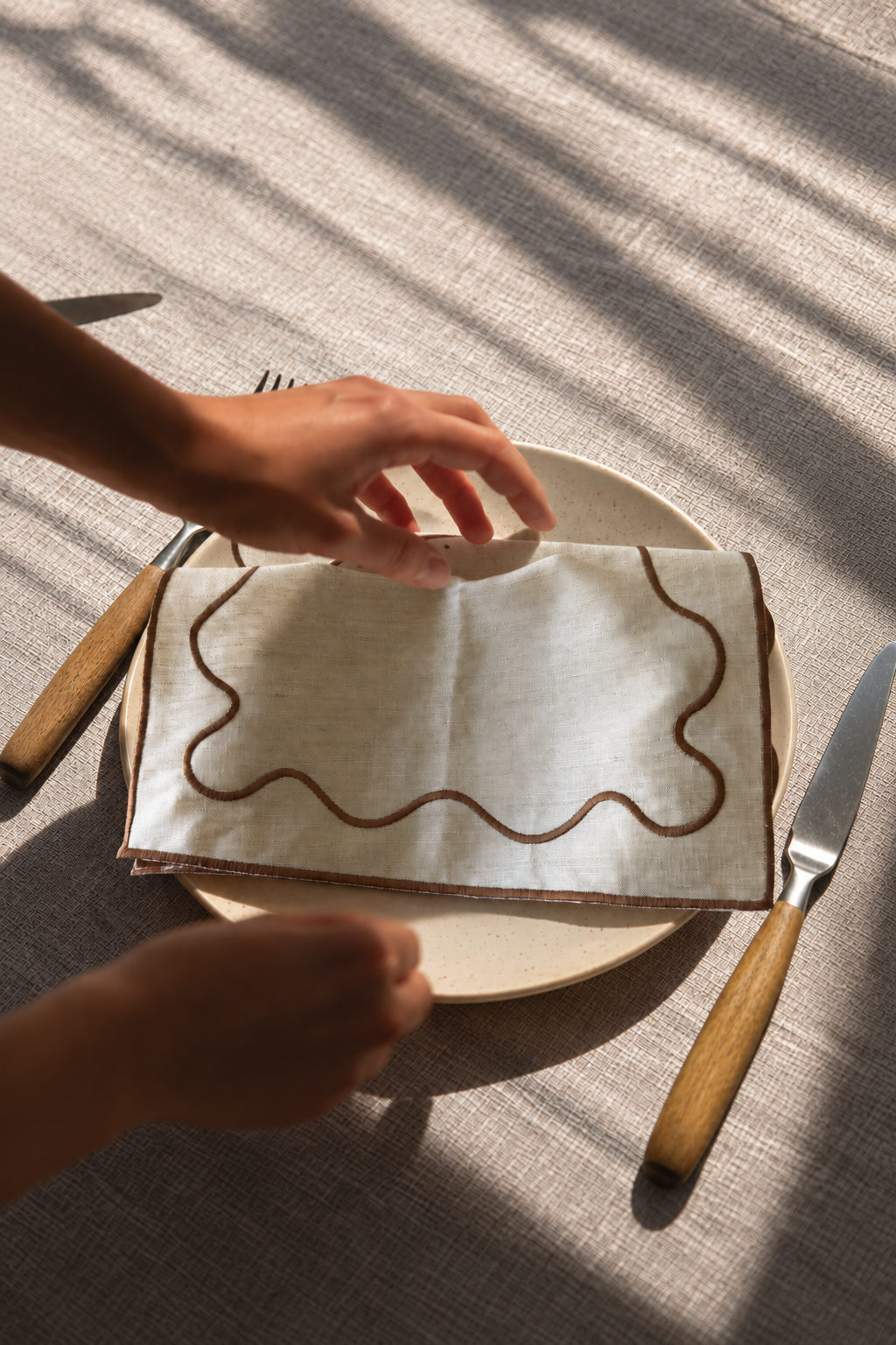 The Ziggy Napkin - Mocha