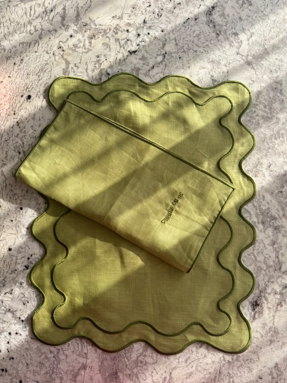 The Ziggy Placemat Set - Green