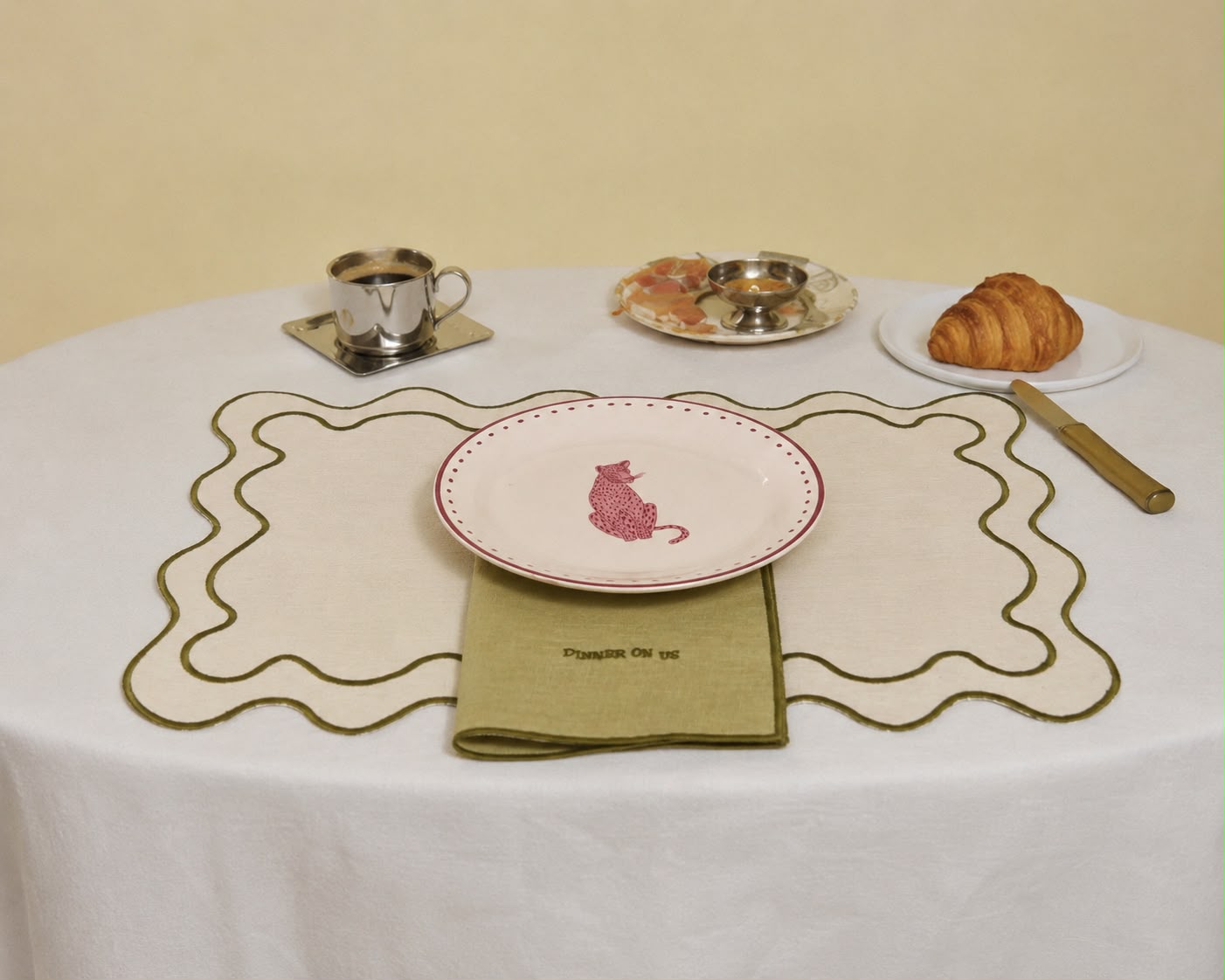 The Ziggy Placemat Set - Eggshell