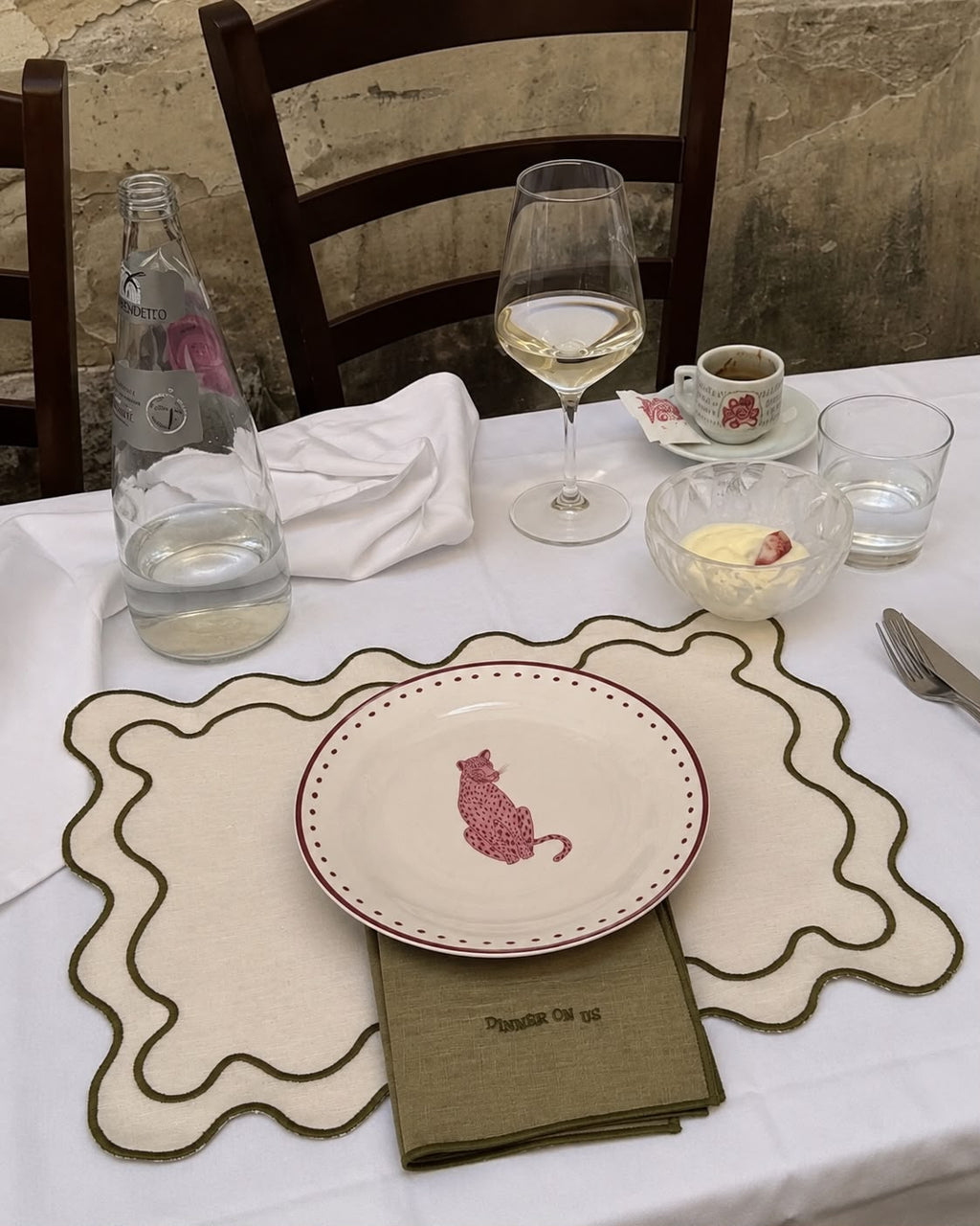 The Ziggy Placemat Set - Eggshell